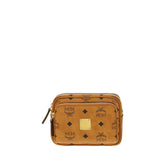 MCM Brown Cotton Shoulder Bag